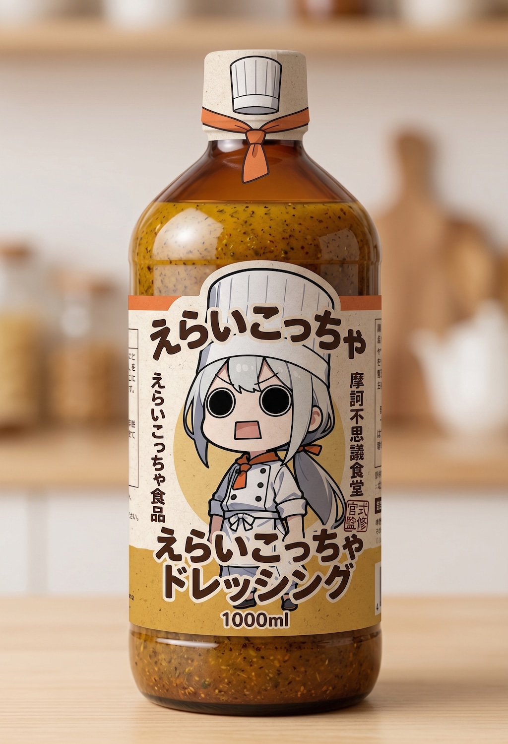 えらいこっちゃ嬢のドレッシング