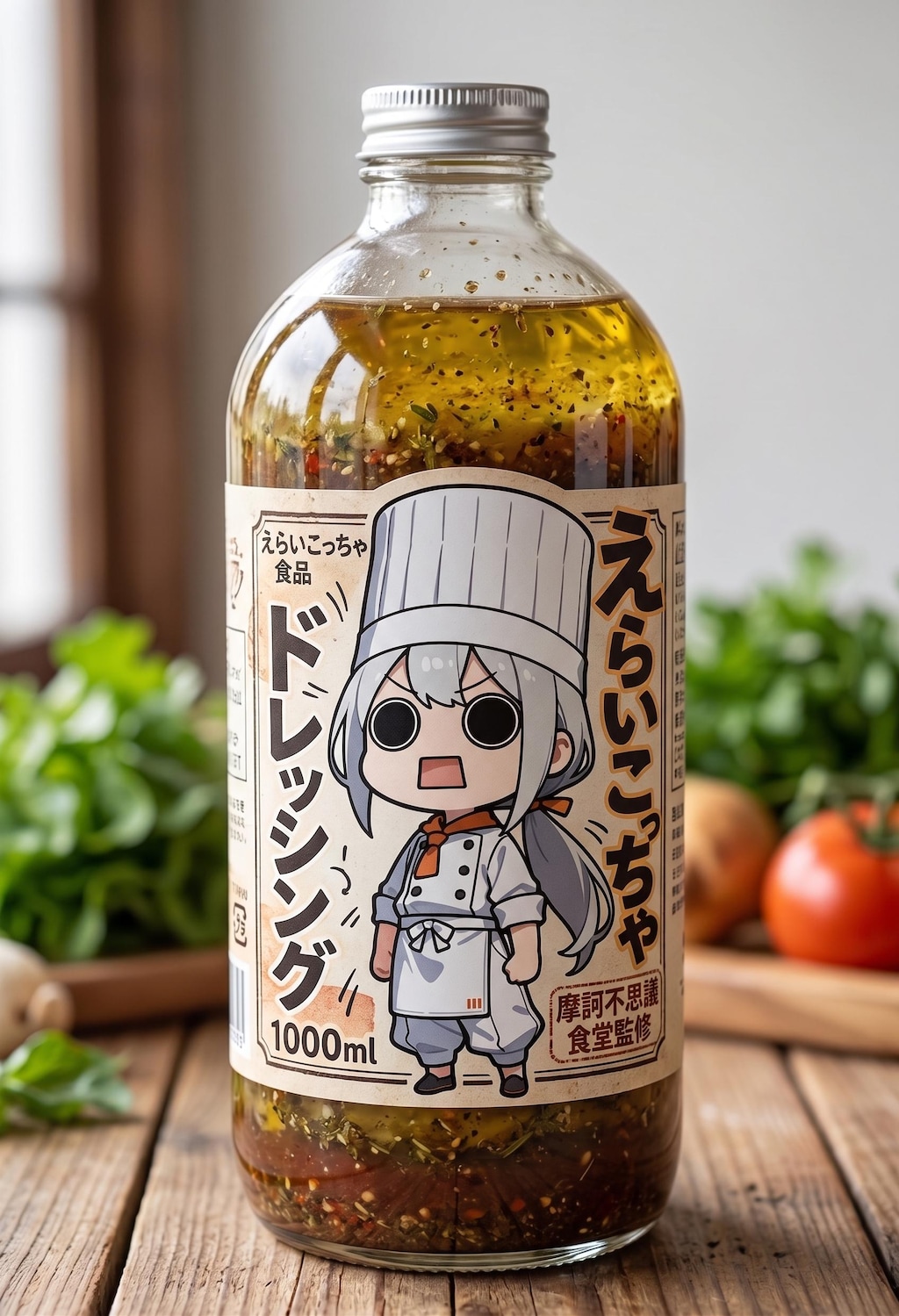 えらいこっちゃ嬢のドレッシング