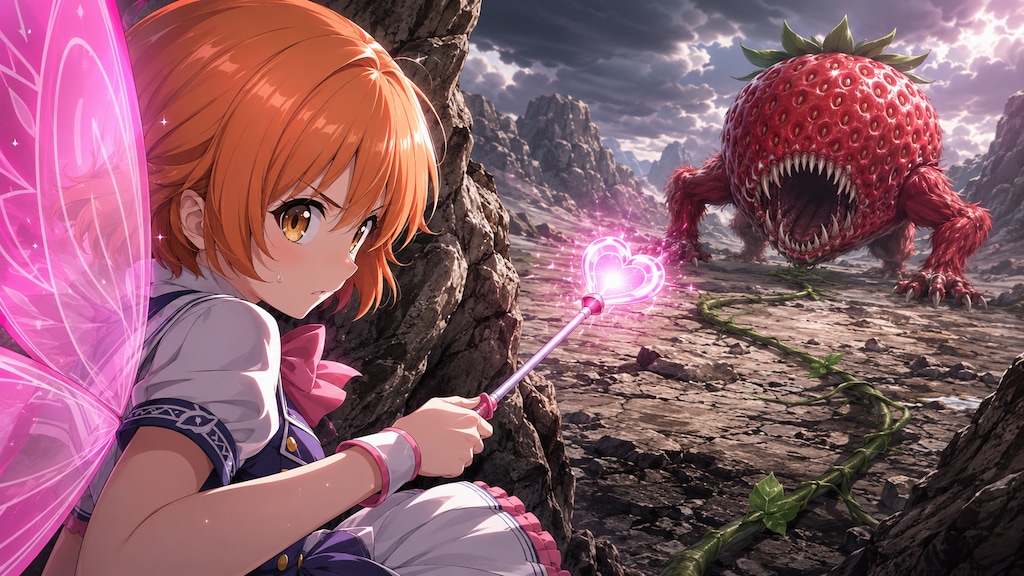魔法少女のいちご狩り