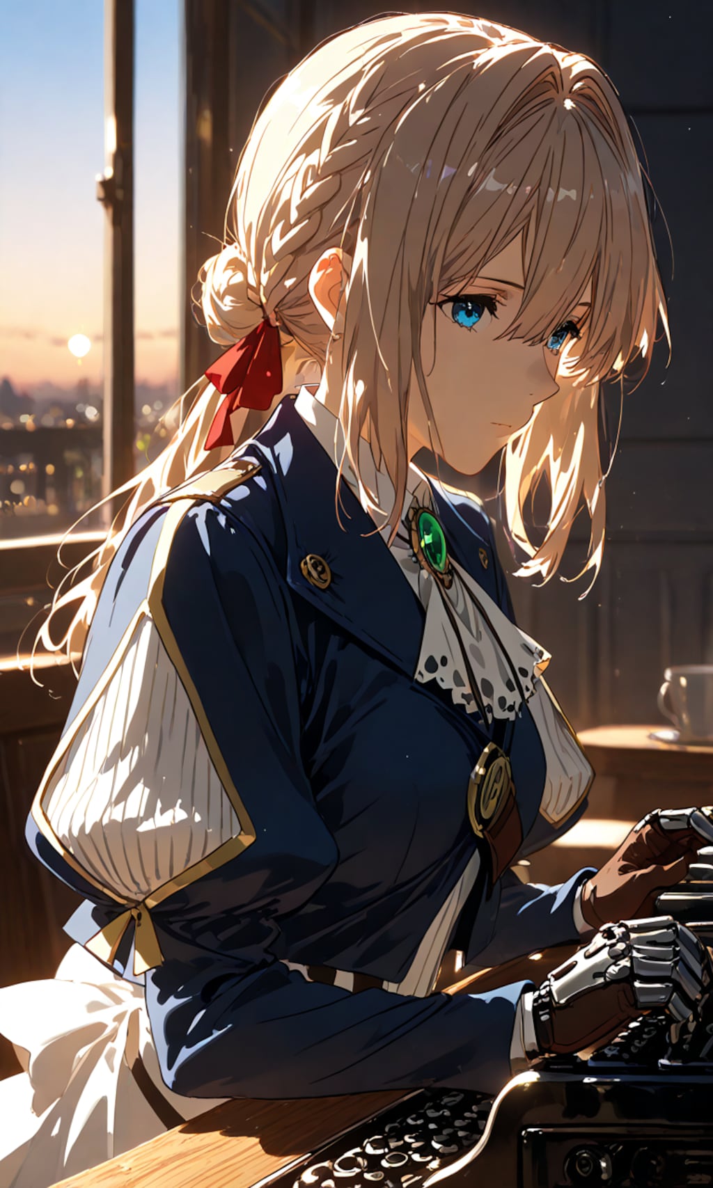 機械と機械の手