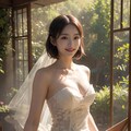 [4K AI ART] Wedding Dress ART 💗 6枚目