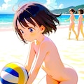 全裸ビーチバレーextra 3枚目