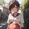 困惑妊娠少女１３ 2枚目