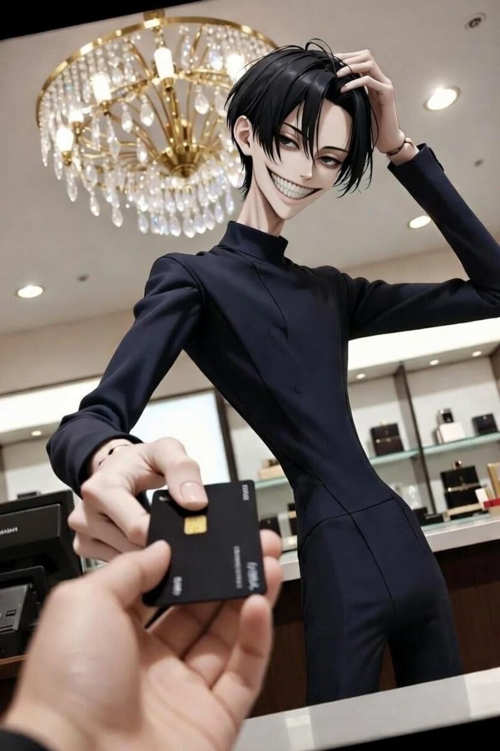 このブラックカードを見てごらんよ？ 君みたいな、平凡でつまらない日常を送っている凡人には、永遠に手が届かない夢の産物さ。僕のような、特別に選ばれしエリートだけが許される究極のステータスアイテムなん