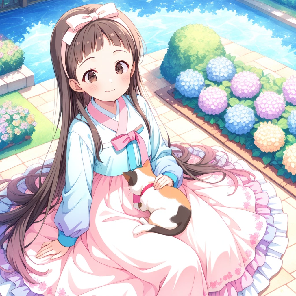 韓服少女と三毛殿（２）HARPY