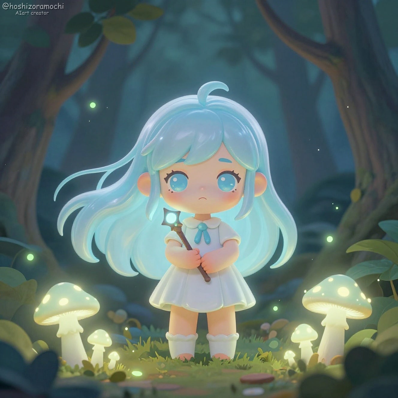 星屑の森の魔法使い | の人気AIイラスト・グラビア
