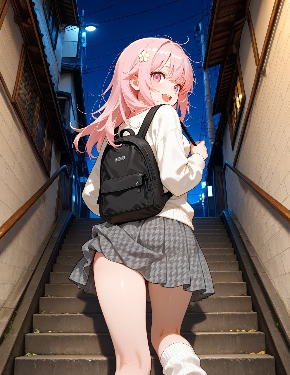 夜の街角
