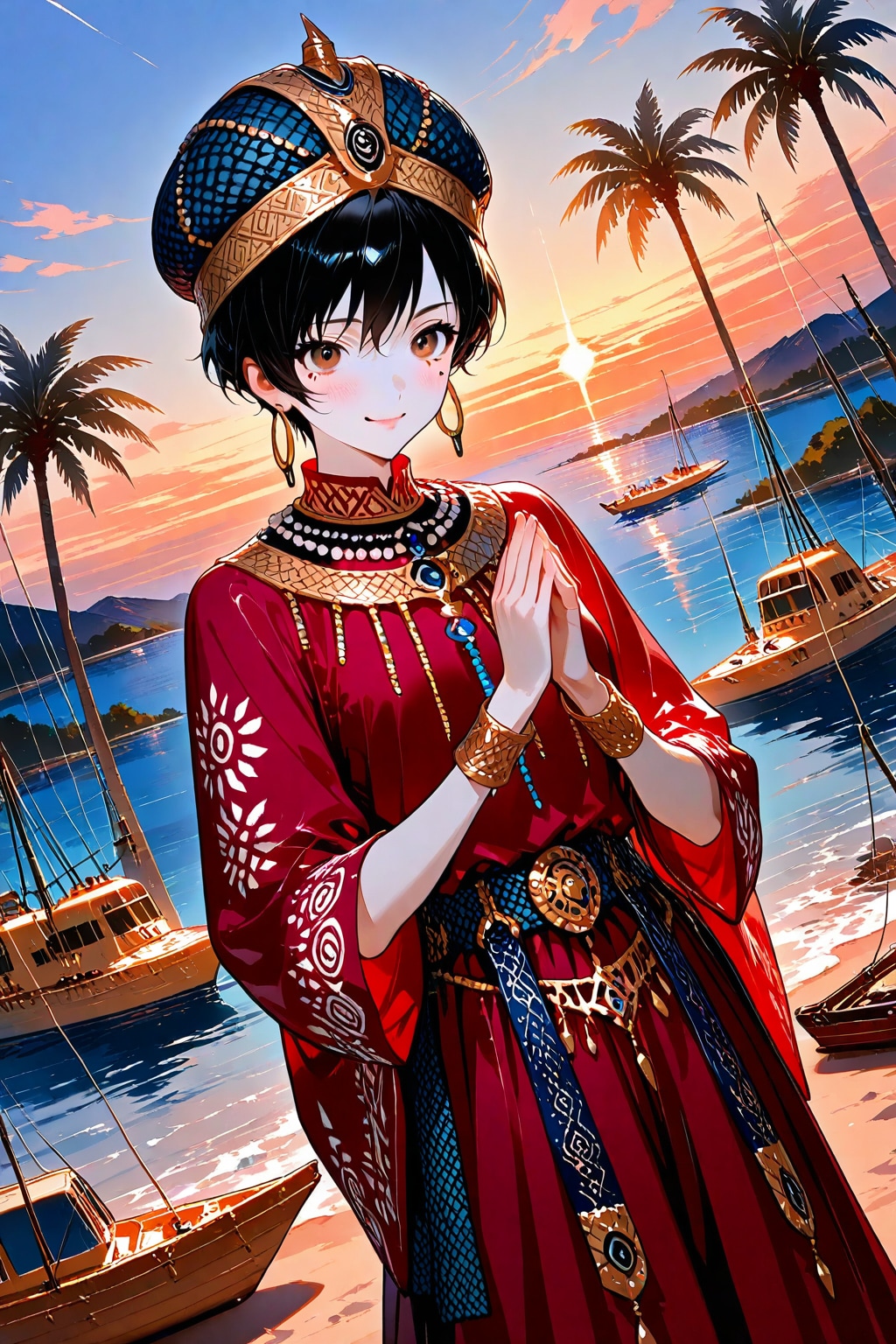 グランドボーボー/セネガルの民族衣装 | の人気AIイラスト・グラビア