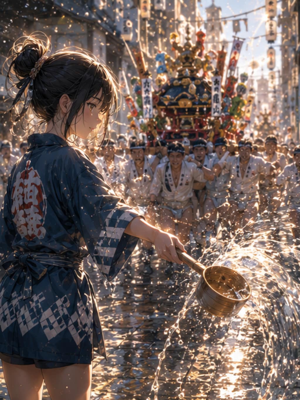 Hakata Yamakasa — Beneath the Summer Blaze