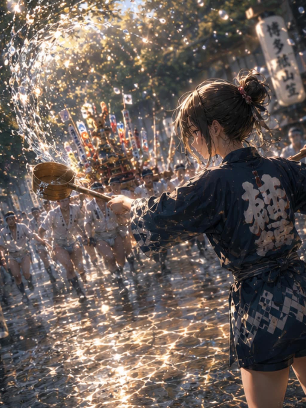 Hakata Yamakasa — Beneath the Summer Blaze
