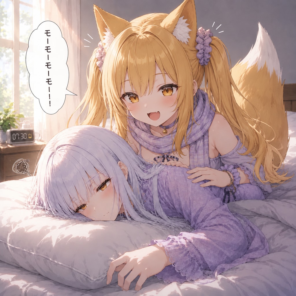 ミラさんがおこしにきた