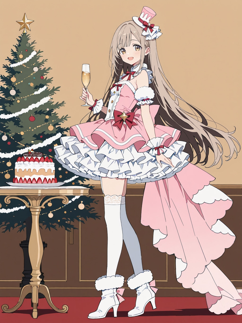 今日はクリスマスパーティー！