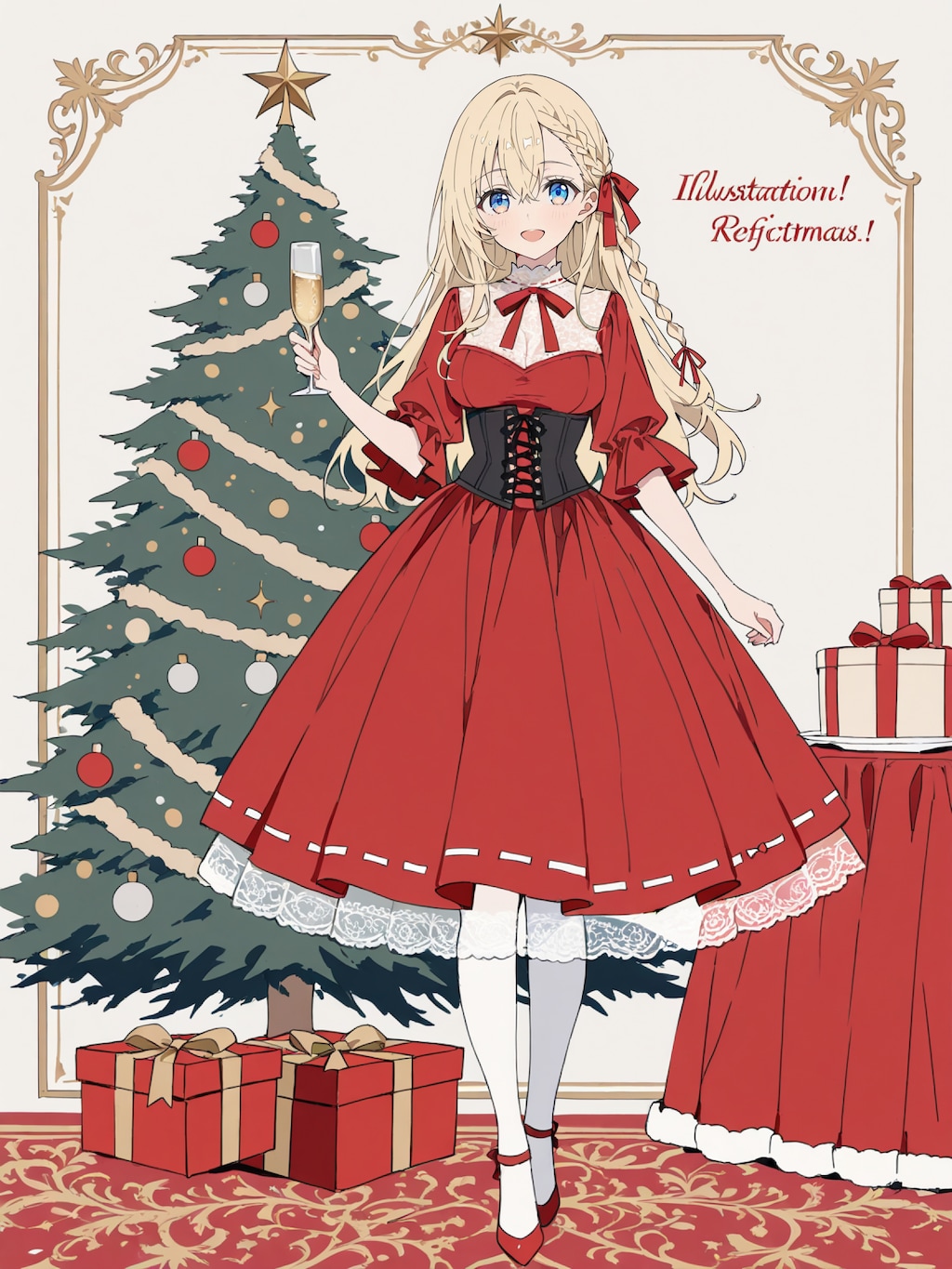 今日はクリスマスパーティー！