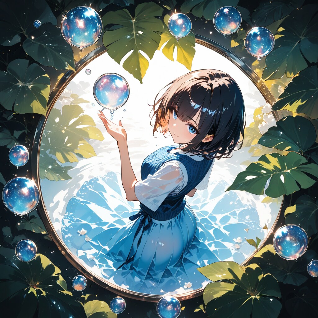 ガラス越しのプリズム