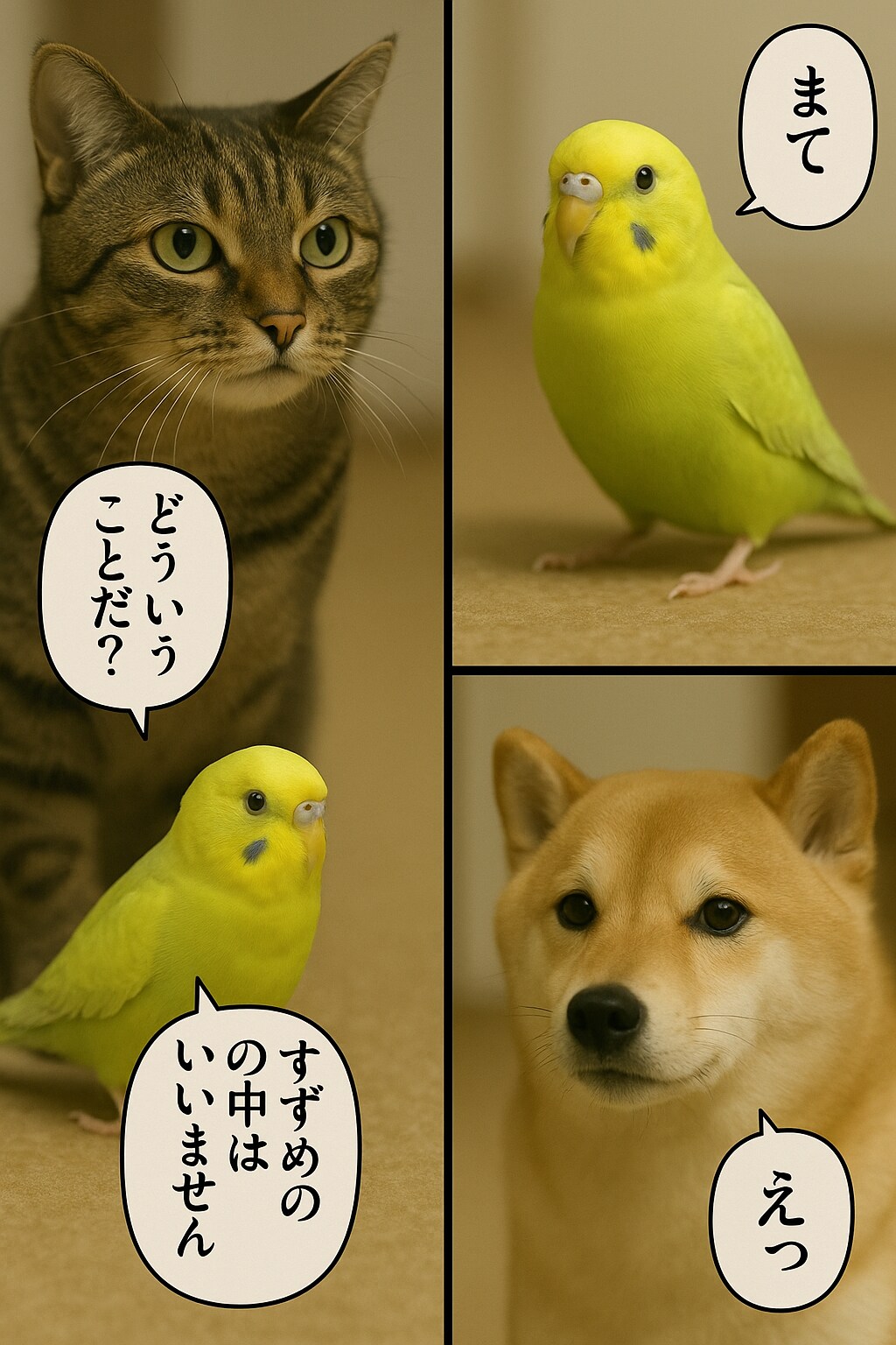 いぬとねこといんこ25