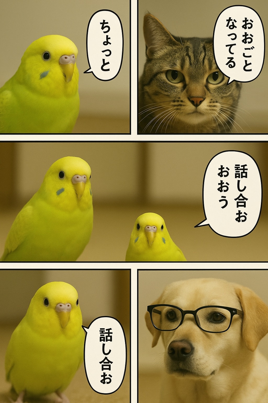 いぬとねこといんこ25