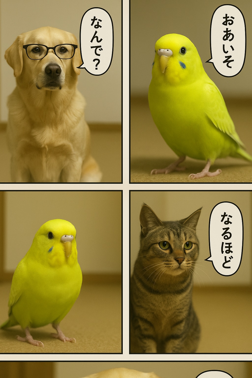 いぬとねこといんこ25
