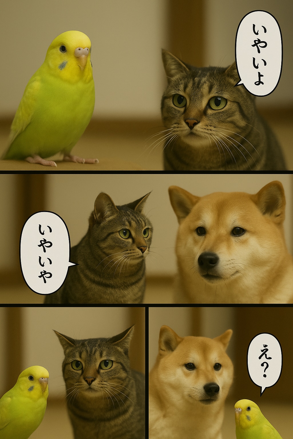 いぬとねこといんこ25
