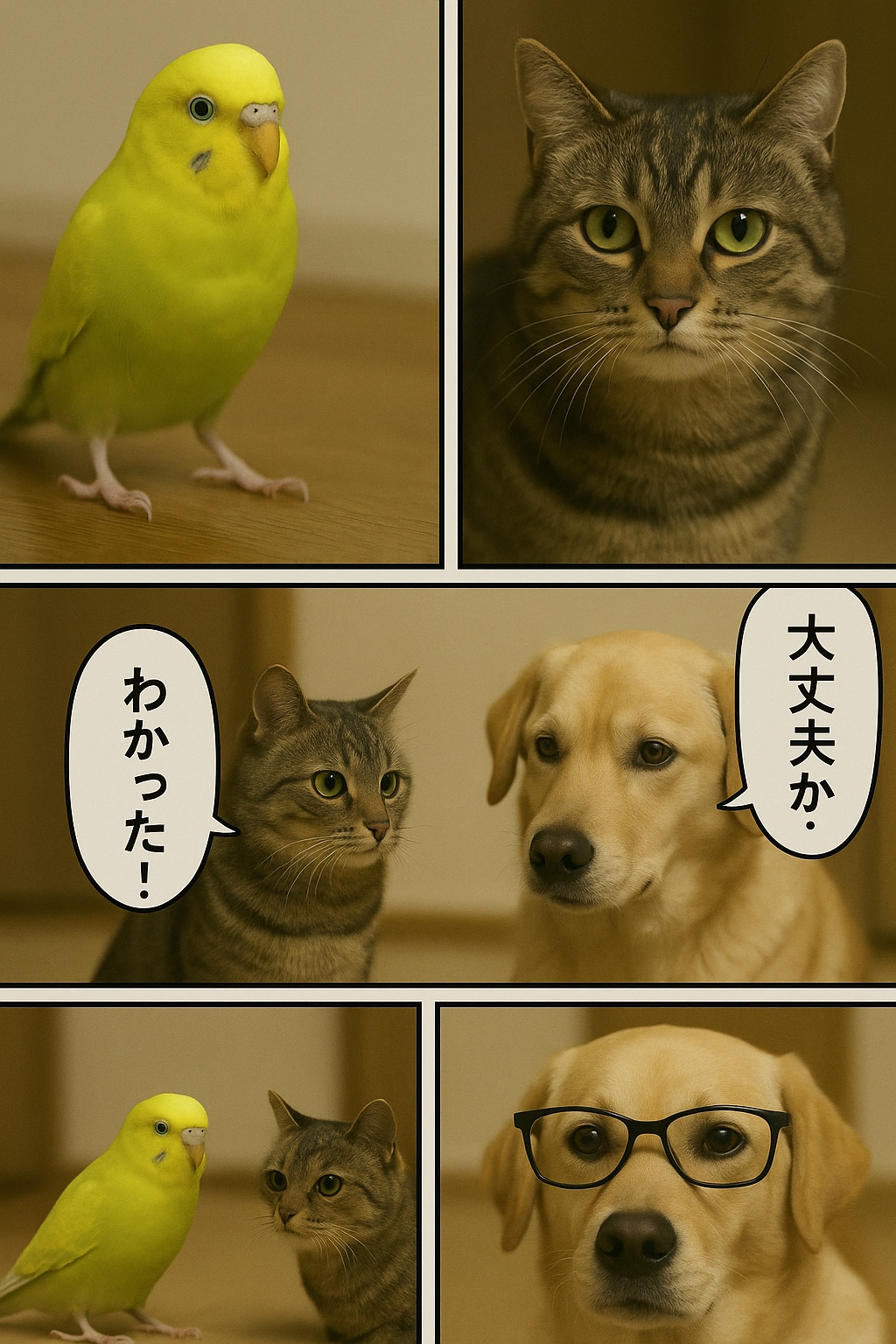 いぬとねこといんこ25