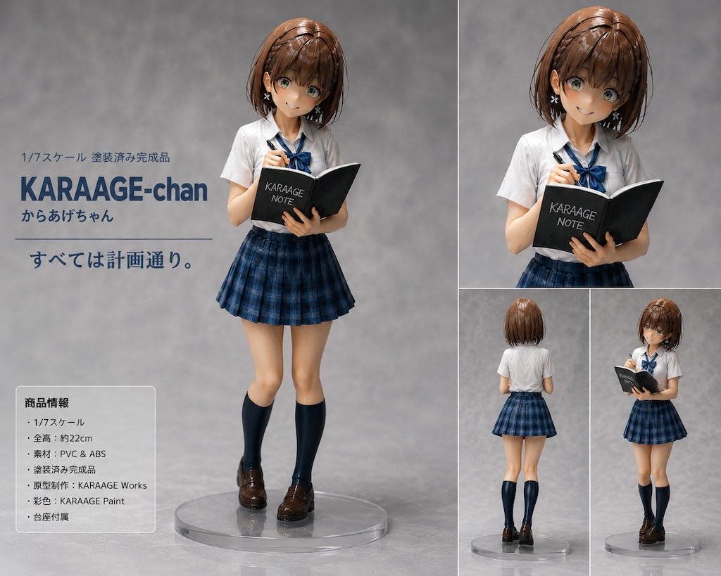 【新発売】KARAAGE-chan 1/7スケール 完成品フィギュア