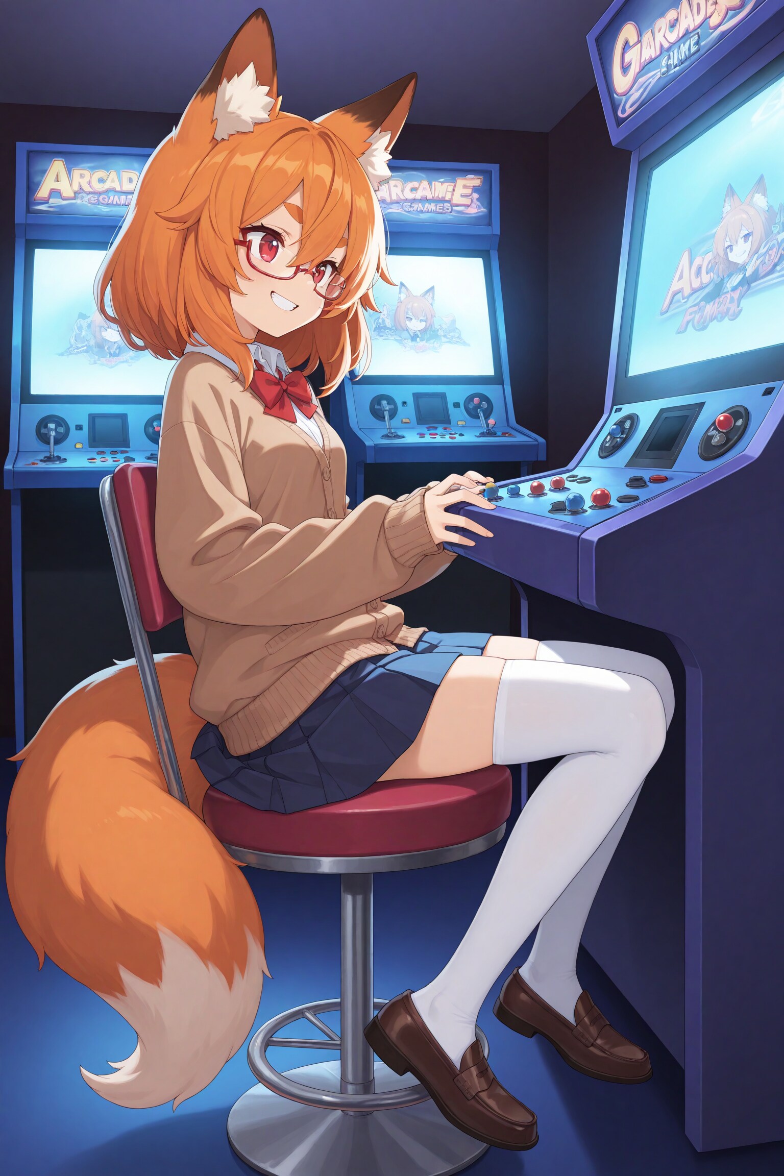 ゲーセンで遊ぶ稲守さん