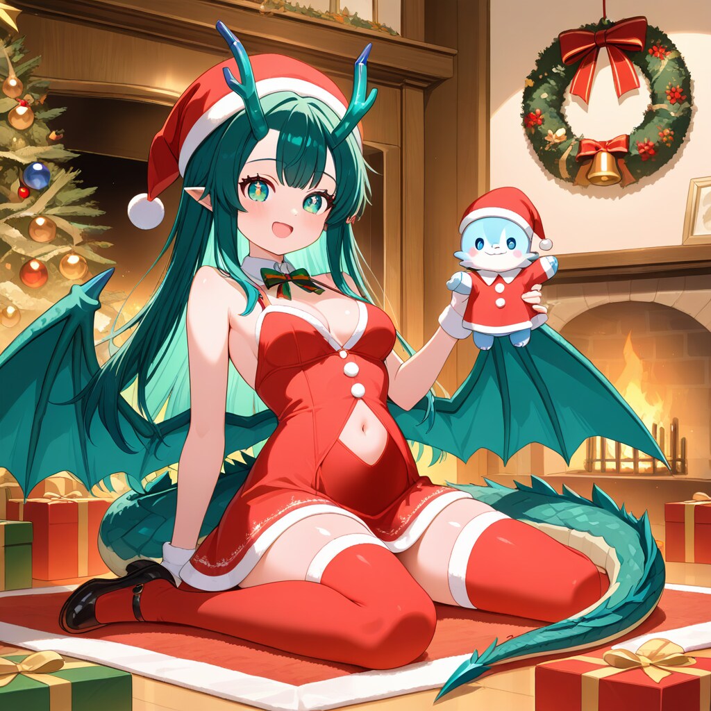 girl opening her gifts | の人気AIイラスト・グラビア