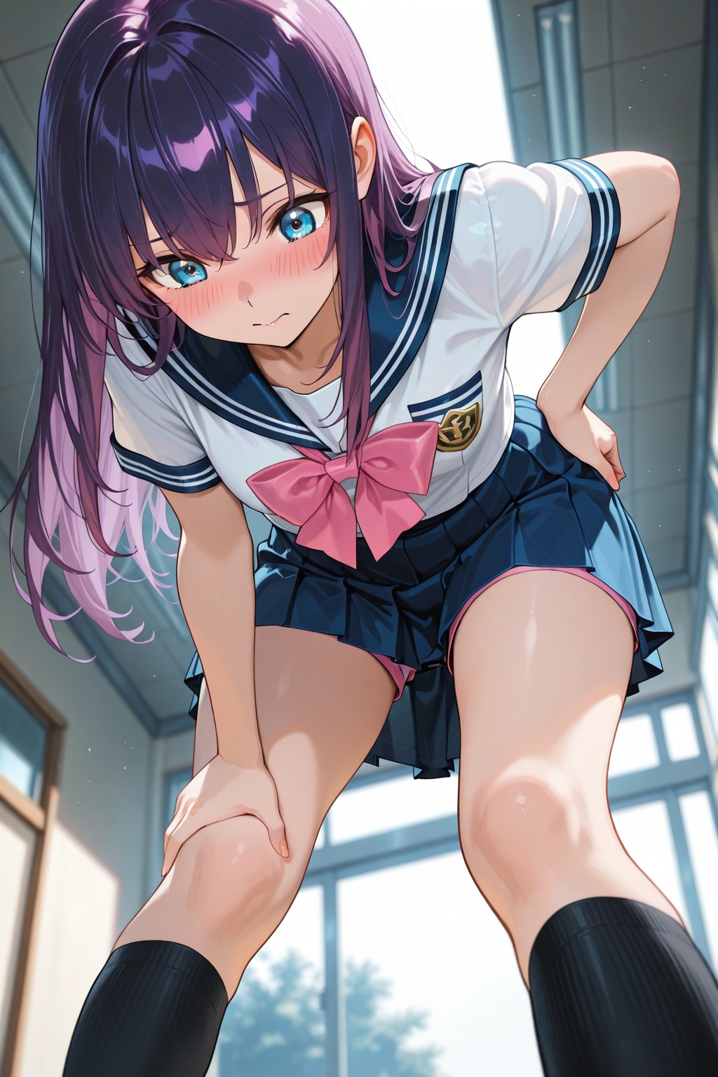 スカートの中は短パンですか?