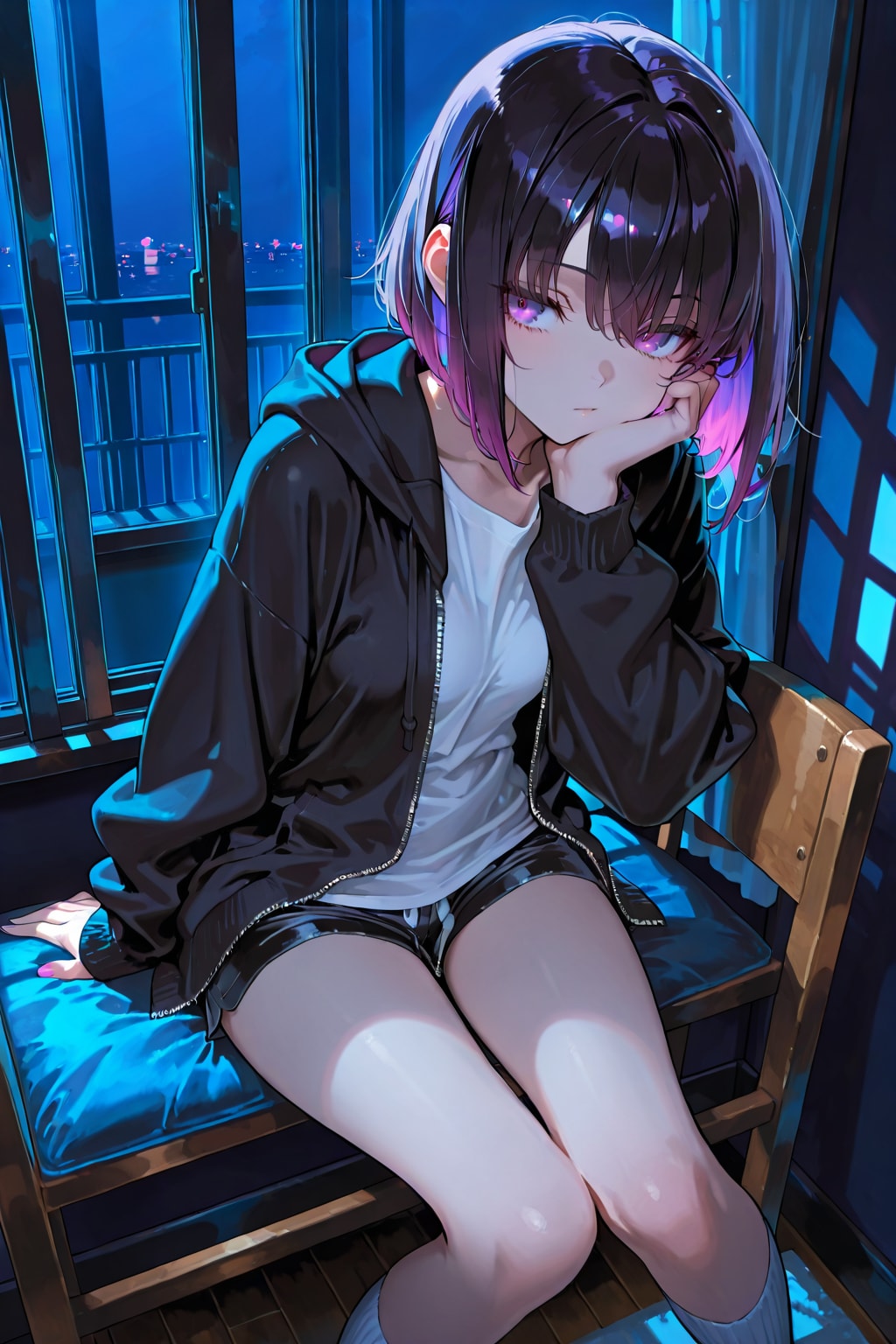紫が似合う女の子141 | の人気AIイラスト・グラビア