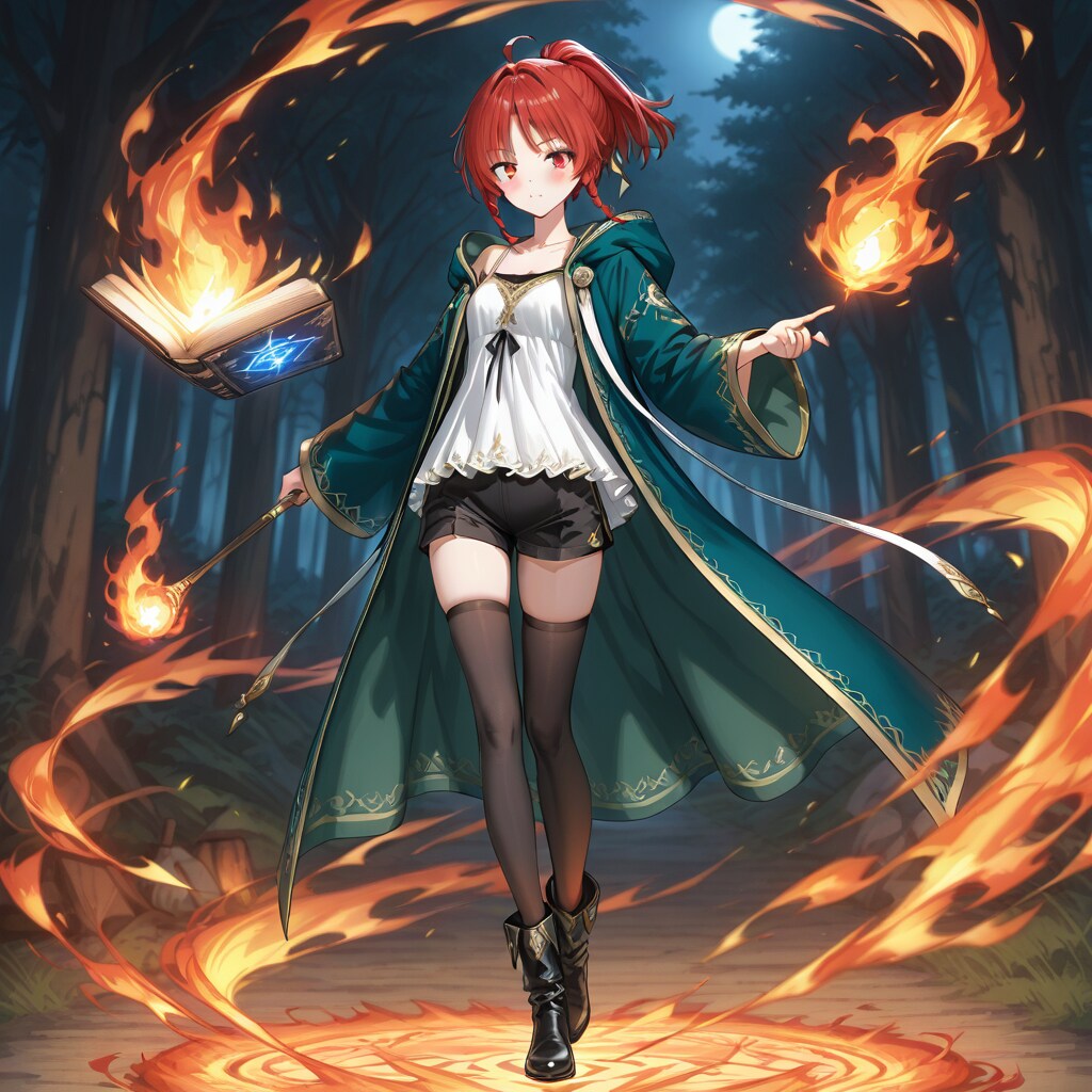 炎魔法少女 | の人気AIイラスト・グラビア