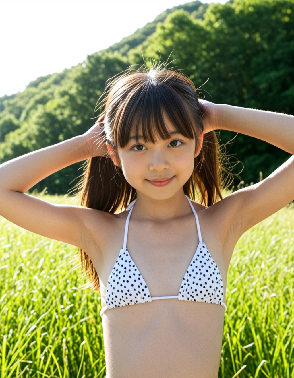 森林でポートレート撮影_134