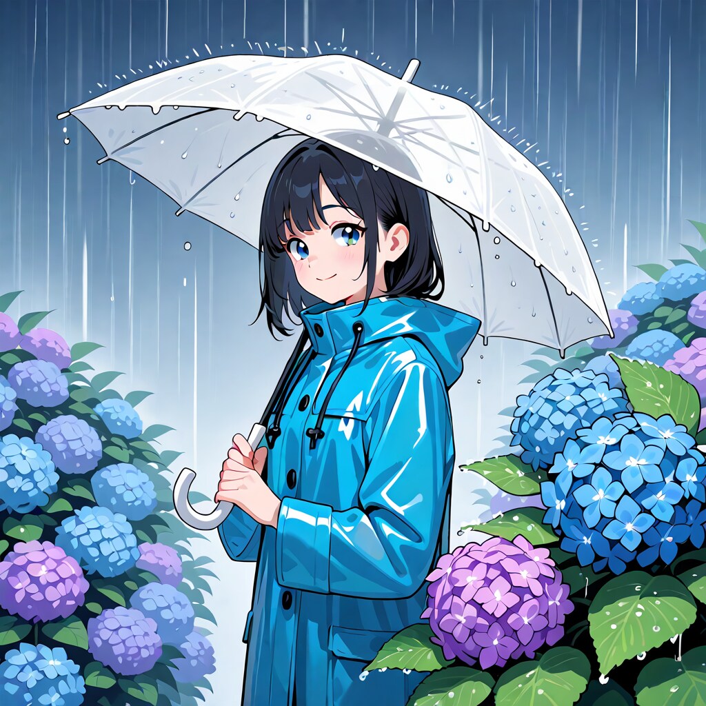 雨の散歩道