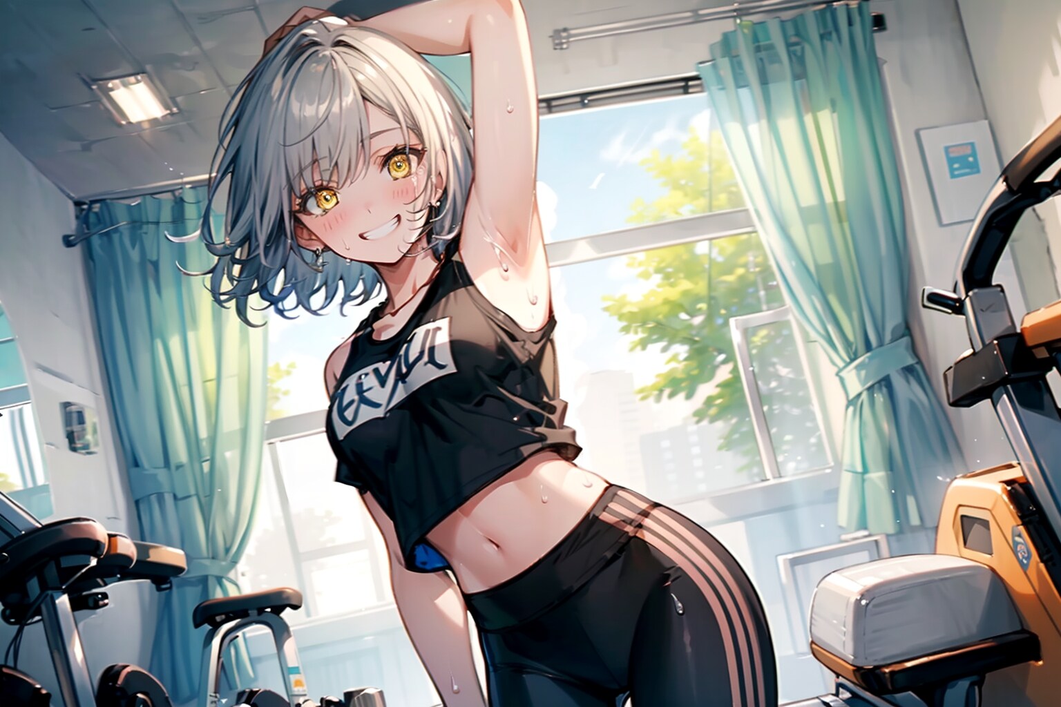 看板娘　日課