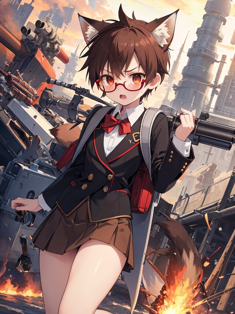 艦息（仮）？・ロン・トイトイの狐雨くんコス