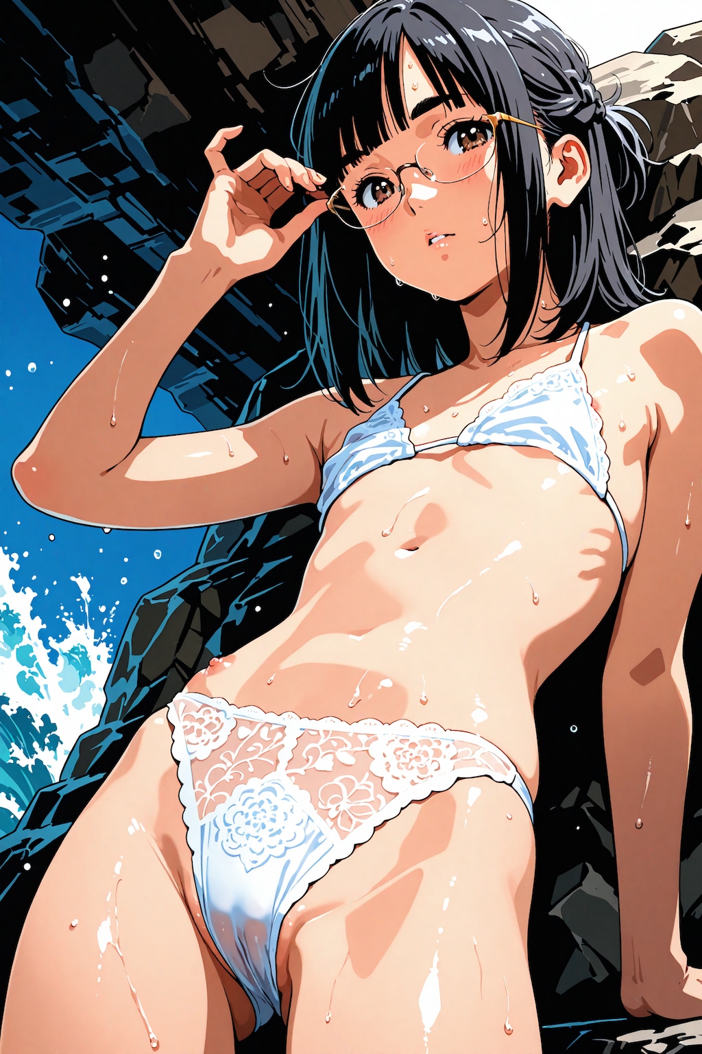 メガネ738