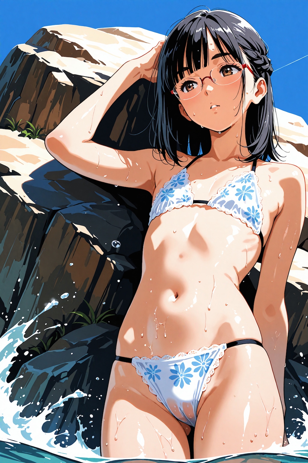 メガネ738