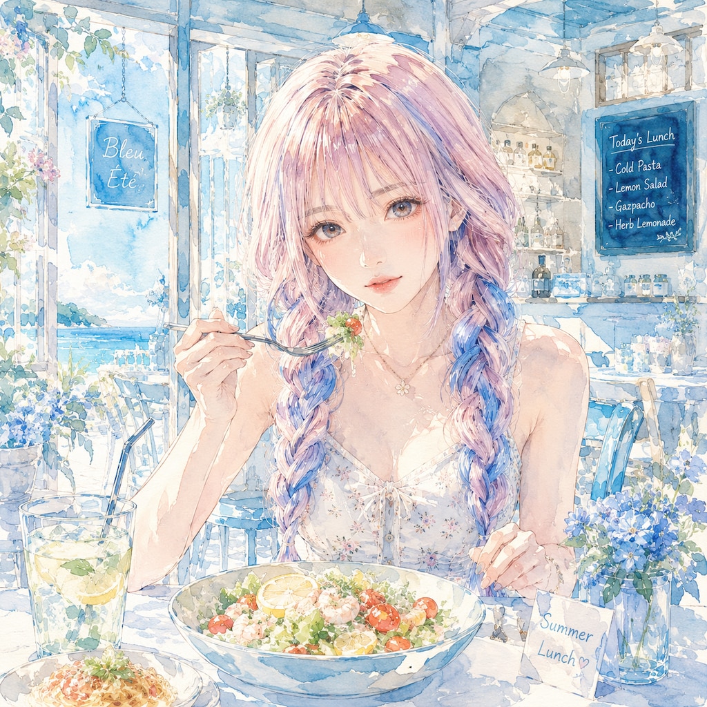 ランチするサイちゃん🌸