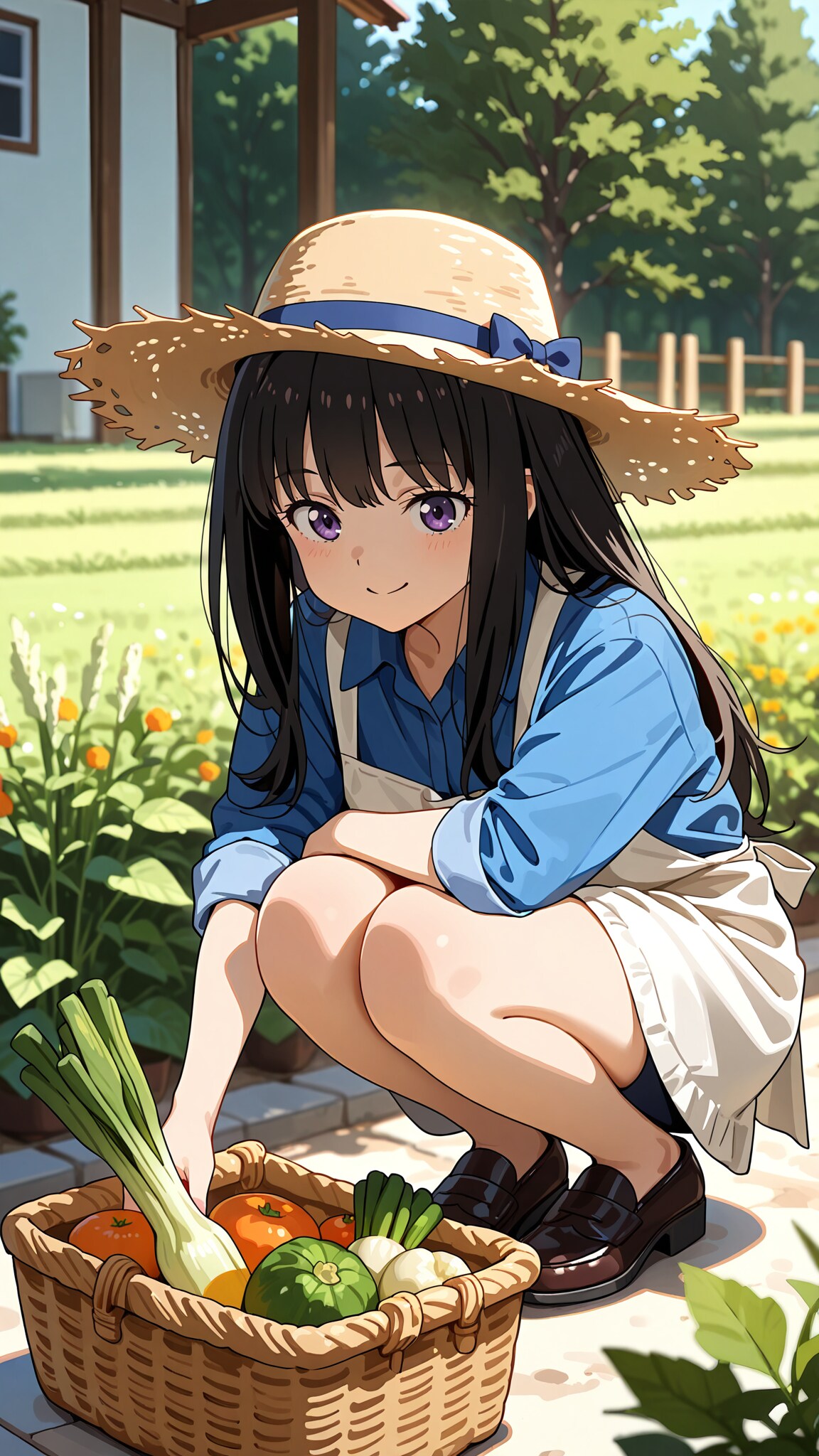 野菜の収穫
