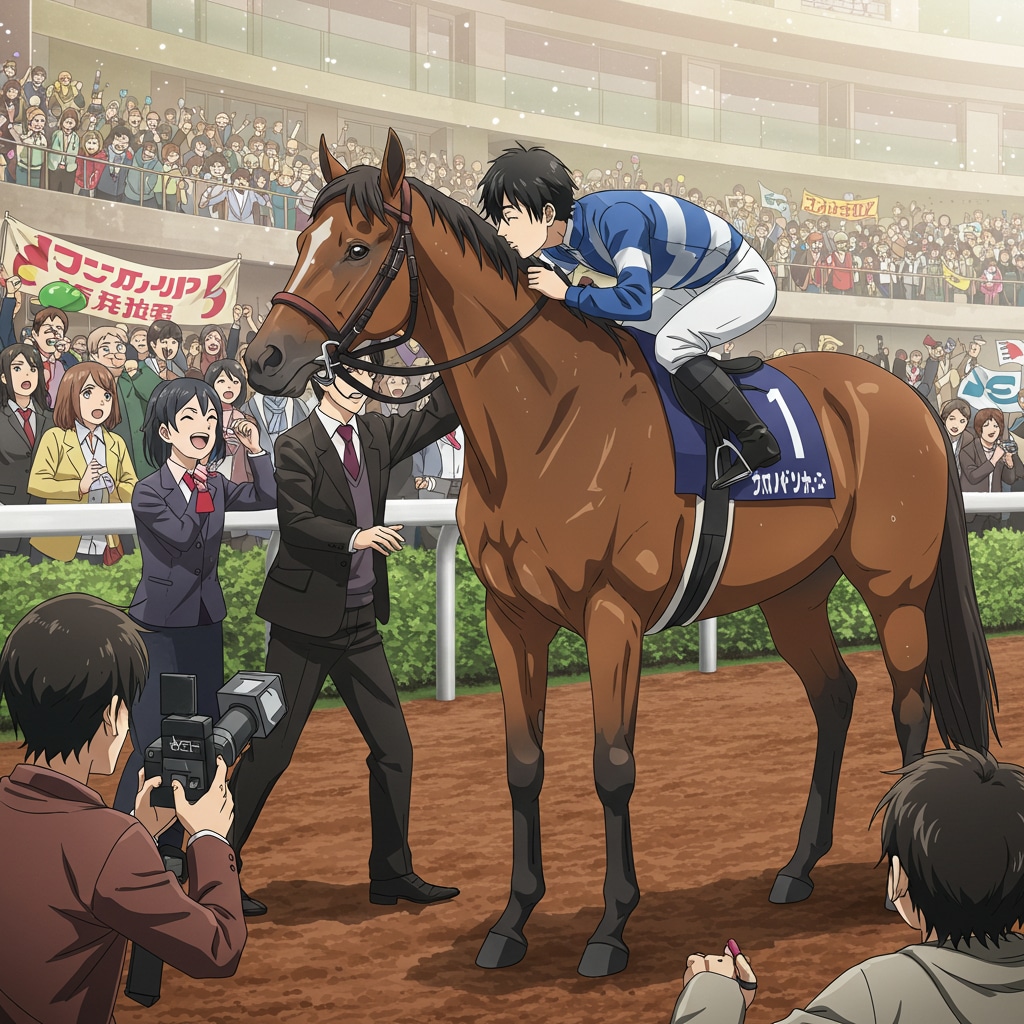 競走馬とジョッキー