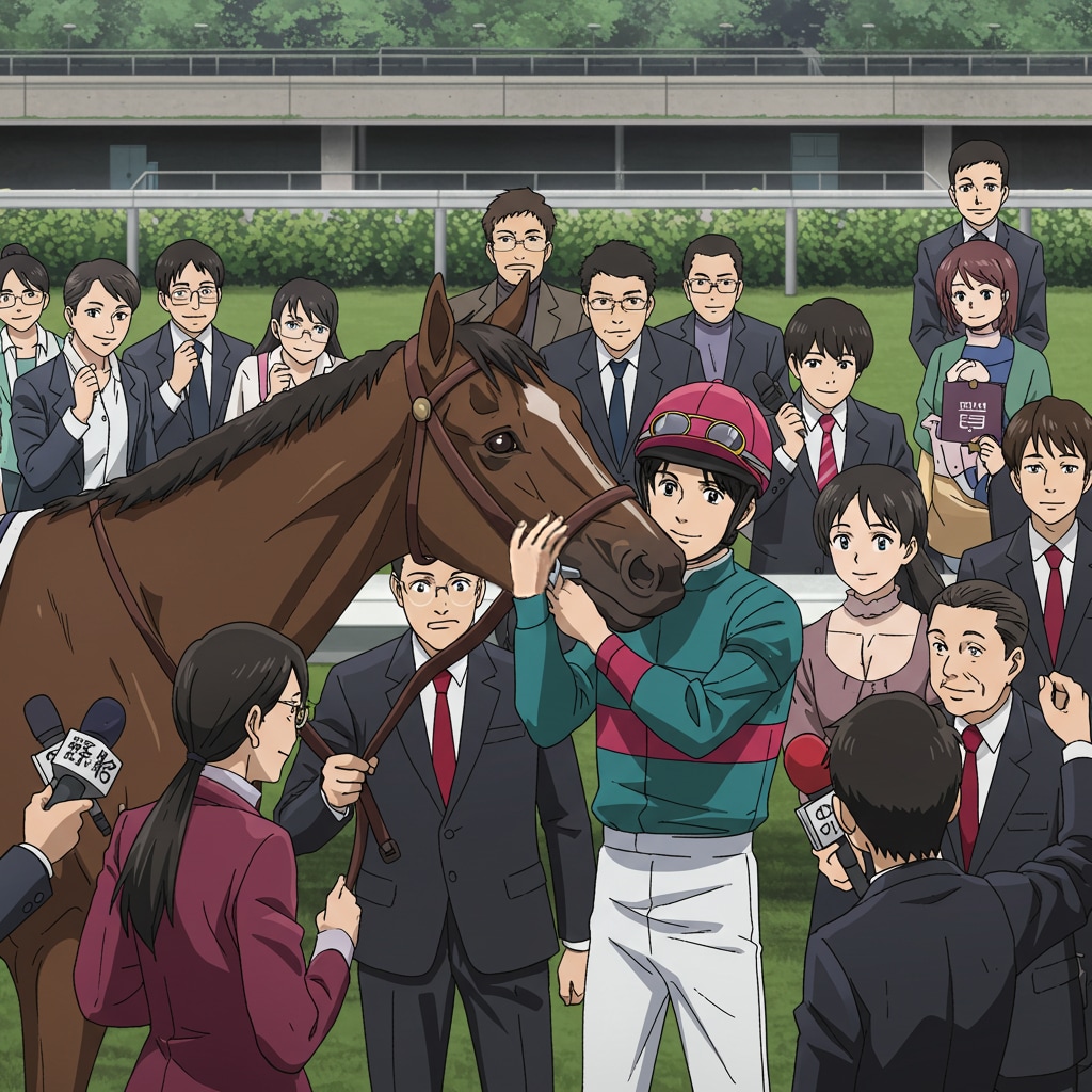 競走馬とジョッキー