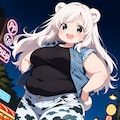 迷彩パンツのポーラ 2枚目