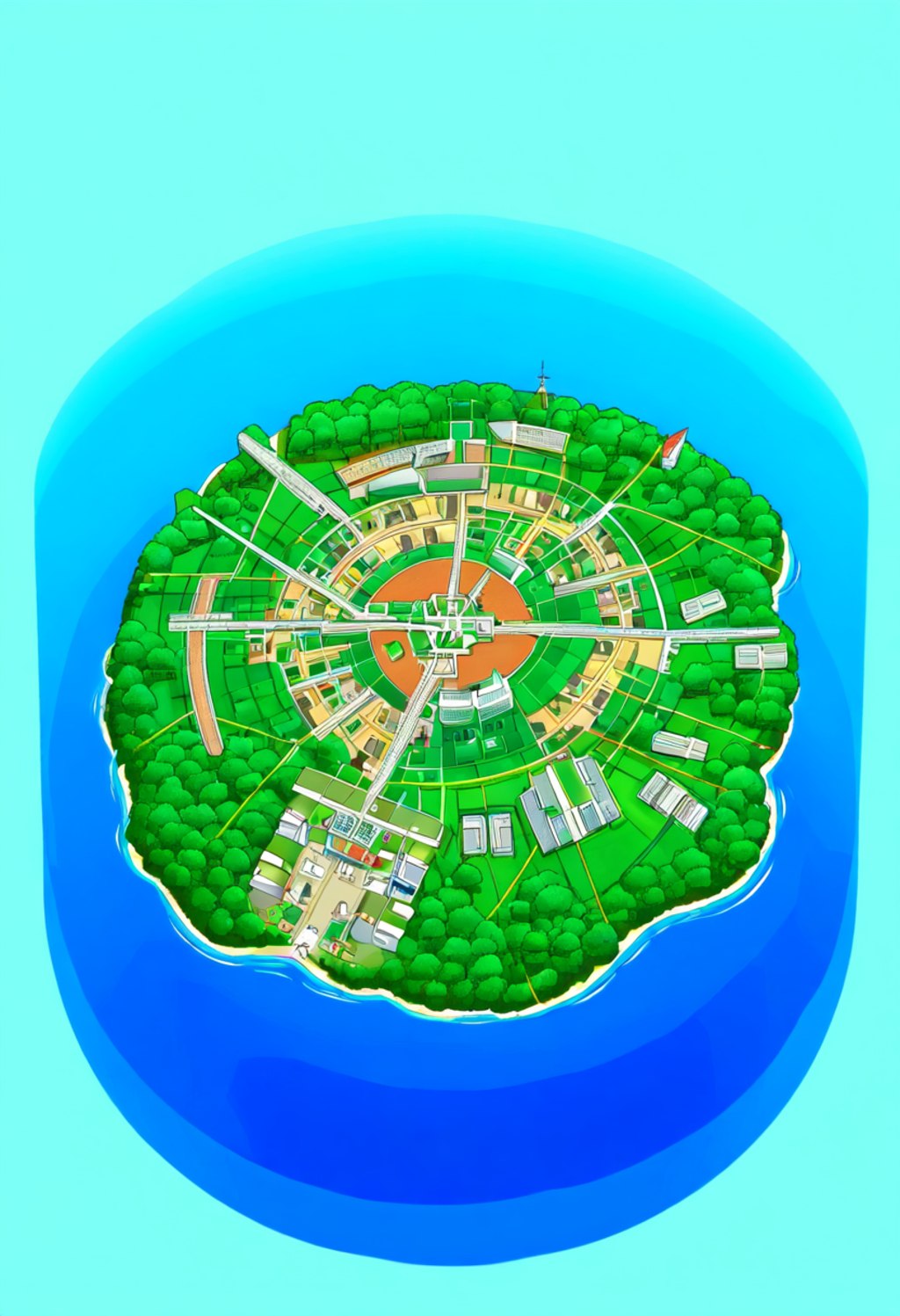 習作　島(NovelAIでリベンジ)