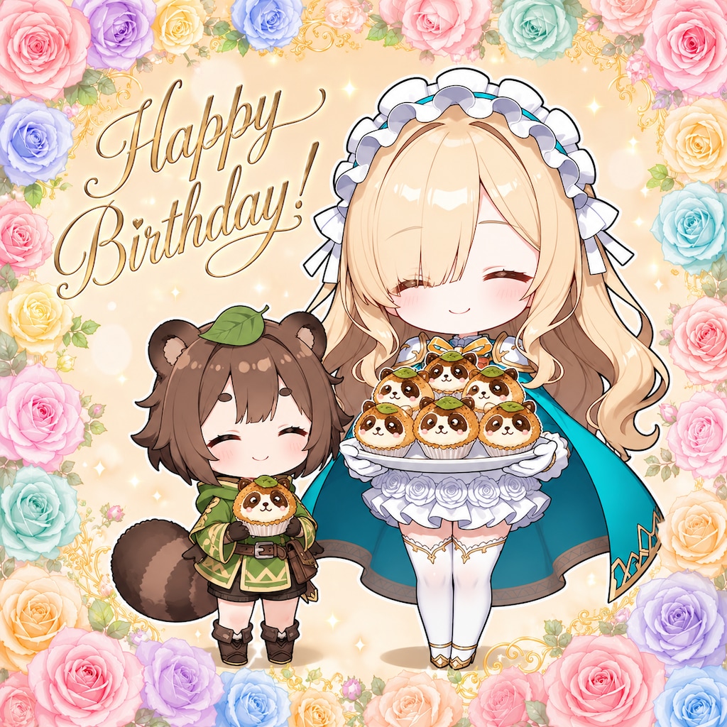 【誕生日FA】でんすけさん、薔薇騎士さん