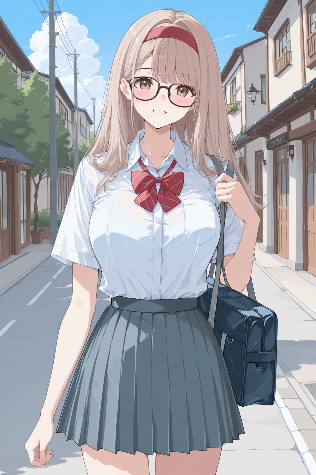 夏風になびく髪【6】 | の人気AIイラスト・グラビア