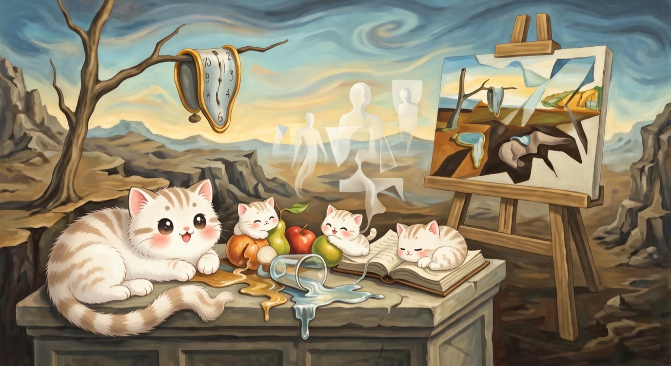 Antes de que fluya el gato, antes de que fluya el tiempo…… | の人気AIイラスト・グラビア