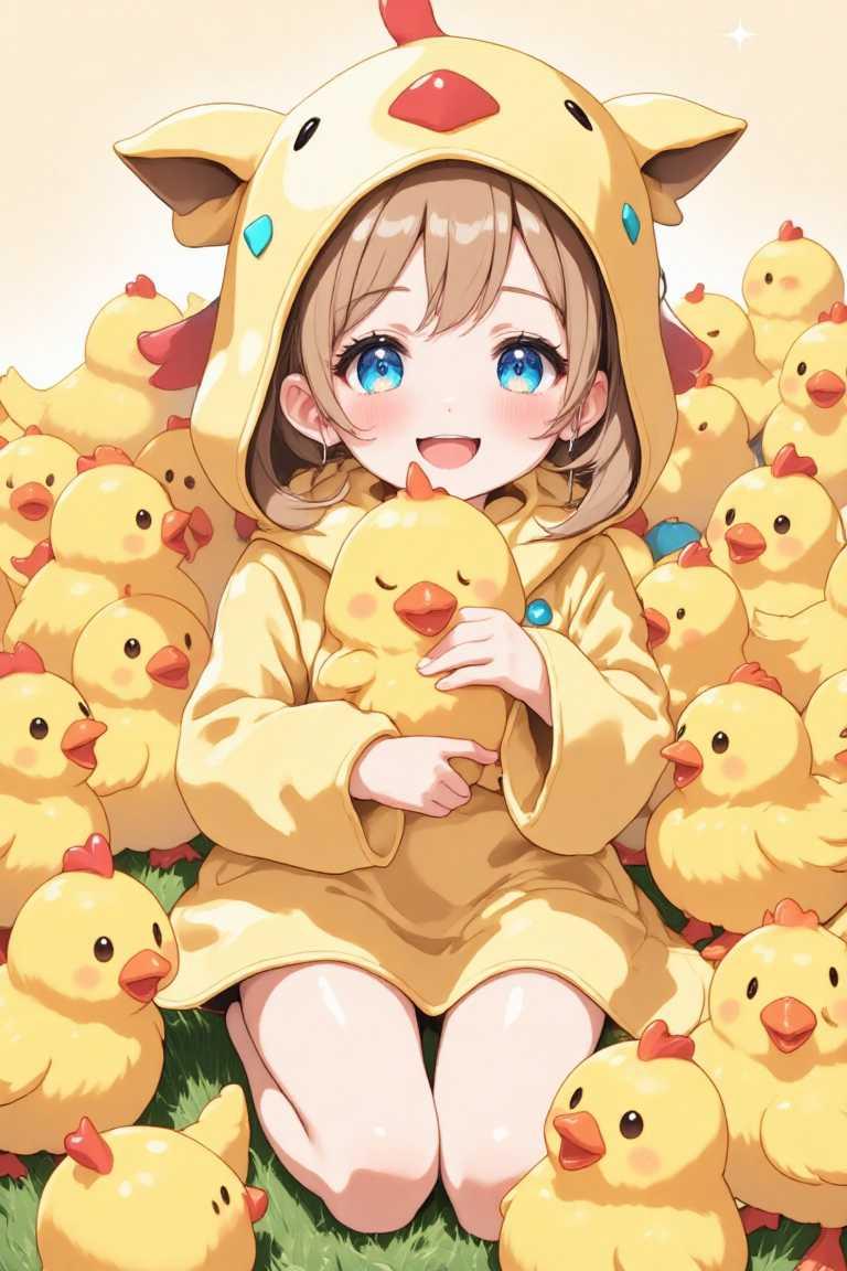 お友達が沢山できました | の人気AIイラスト・グラビア