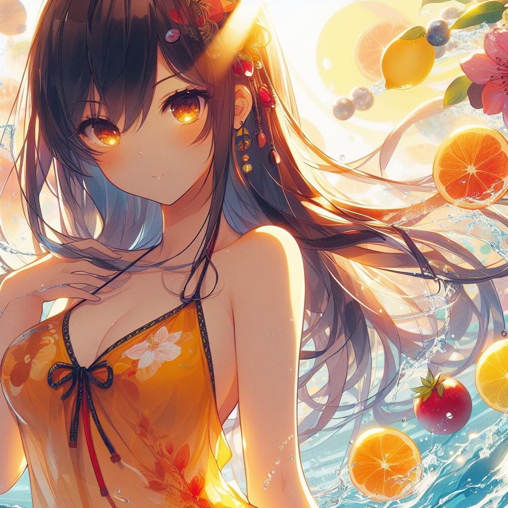GW前に気合を入れる女の子