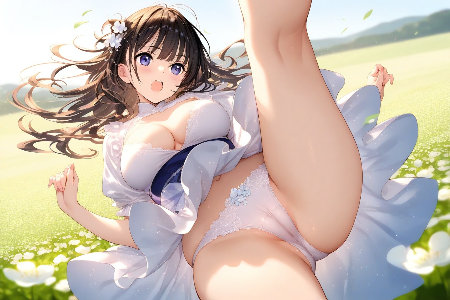 躍動感あふれる飛び蹴りと書いたらこうなった