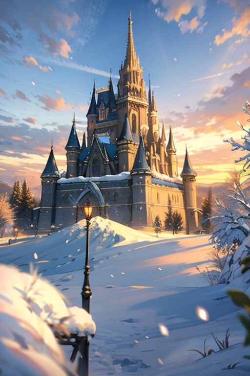 降雪城郭