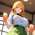 ファミレス　HALO店　制服テスト 4枚目