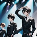 黒髪短髪黒スーツ☆男性アイドルグループ！！（12枚） 6枚目